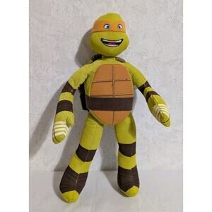 Nickelodeon Teenage Mutant Ninja Turtles 14" Michelangelo Plush 2014 Viacom